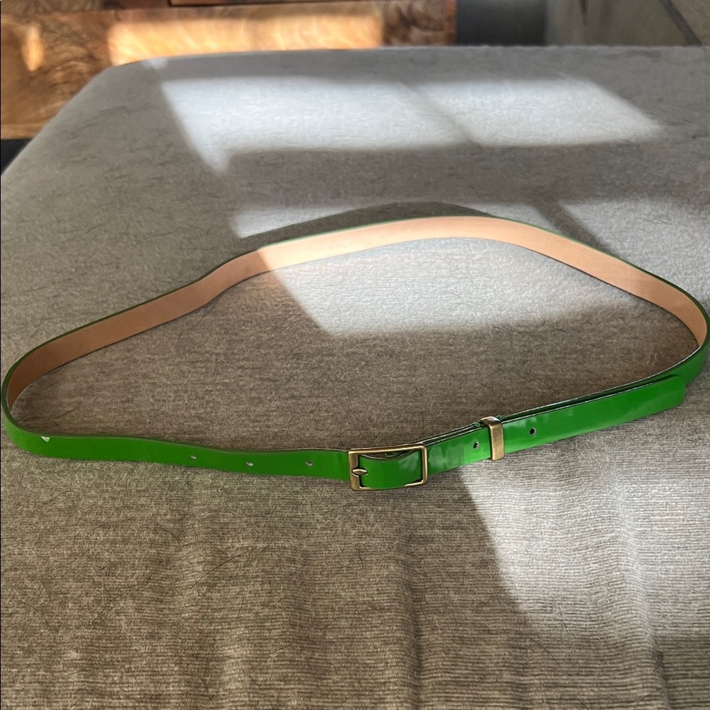 Green J crew Belt